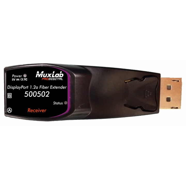 Kit d'extension fibre Muxlab 500502 | DisplayPort 1.2a | haute performance Muxlab