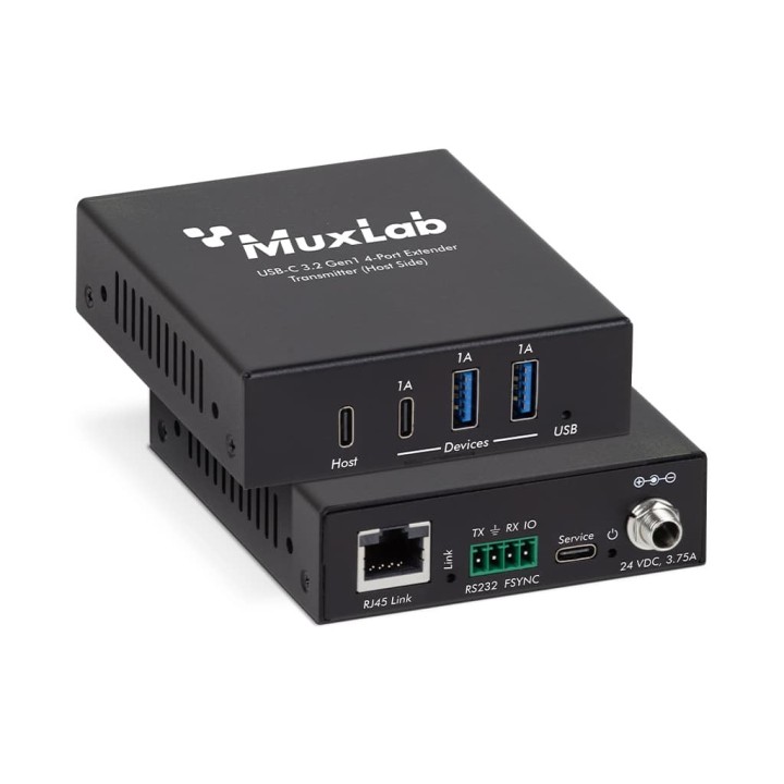 Kit d'extension USB-C Muxlab 500534 | 4 ports | 100 m Muxlab