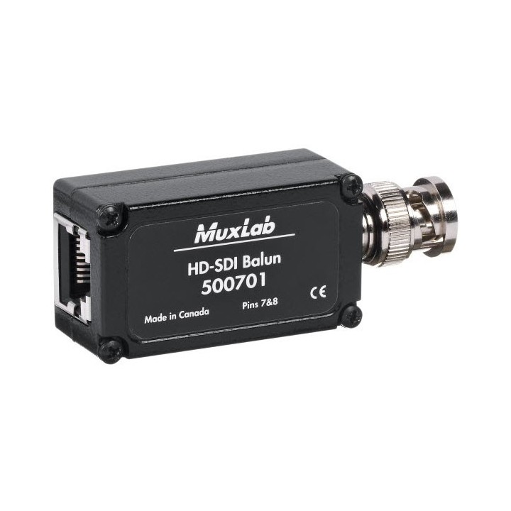 Balun HD-SDI Muxlab 500701-2PK | 2 Pack | Haute performance Muxlab