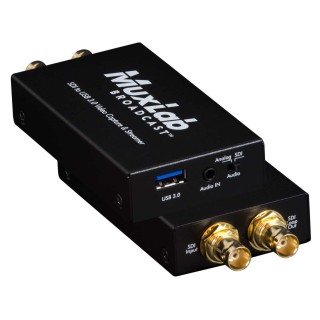 Steamer vidéo Muxlab 500705 | SDI vers USB3.0 | entrée audio Muxlab