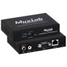Récepteur Audio Muxlab 500755 | RS232 | PoE Muxlab