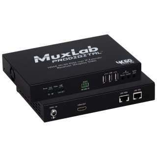 Récepteur HDMI 4K/60 KVM sur IP Muxlab 500760-RX-KVM | UTP | Haute performance Muxlab