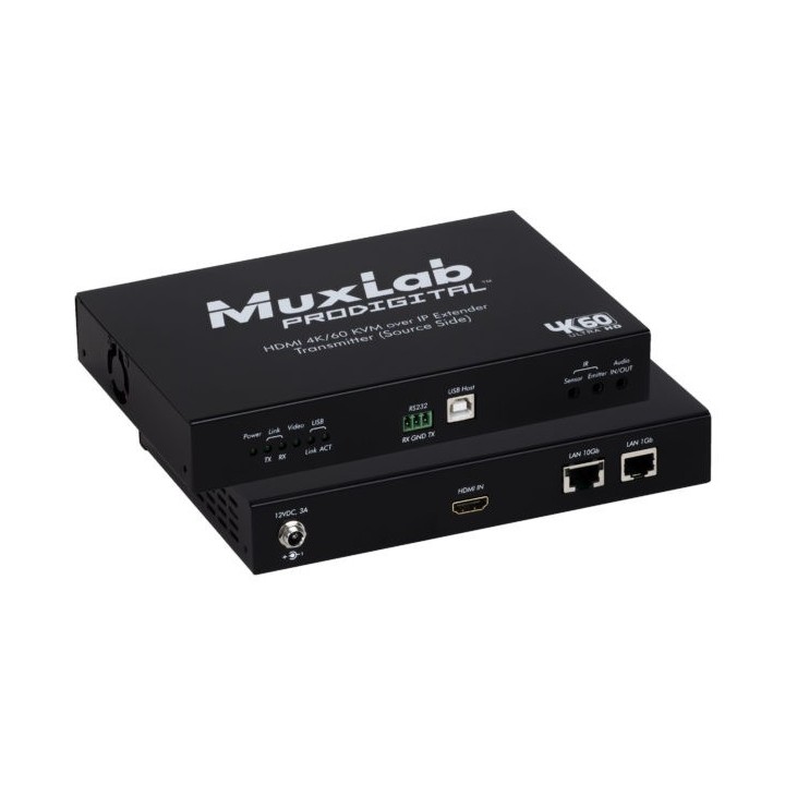 Transmetteur HDMI 4K/60 KVM sur IP Muxlab 500760-TX-KVM | UTP Muxlab