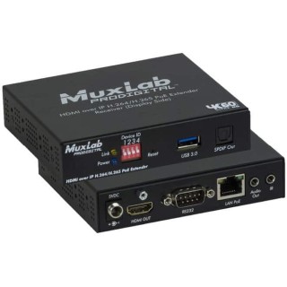 Récepteur HDMI Muxlab 500762-RX-V2 | PoE | 4K60 Muxlab