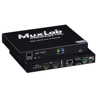 Émetteur-récepteur HDMI Muxlab 500766 | 4K/60 | KVM sur IP Muxlab