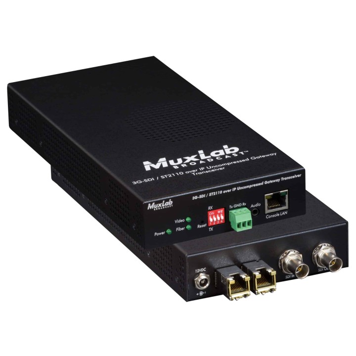 Émetteur-récepteur Muxlab 500767-2110-UTP | Passerelle 3G-SDI | IP Muxlab
