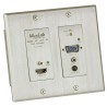 Émetteur Wallplate Vidéo Muxlab 500773-TX-WH | HDMI/VGA | 4K Audio Muxlab