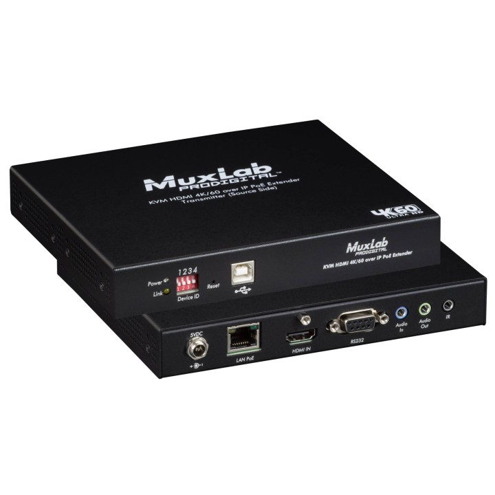 Émetteur KVM HDMI Muxlab 500800-TX | 4K/60 | PoE Muxlab