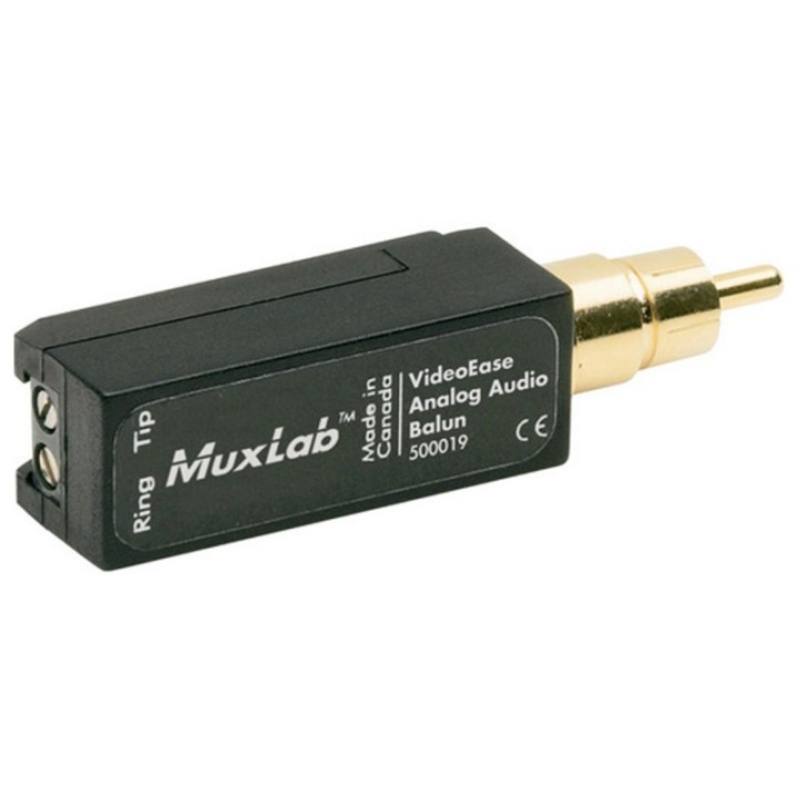 Balun VidéoEase Audio RCA Muxlab 500019 | Transmission longue distance | Haute qualité - 500019 - Muxlab