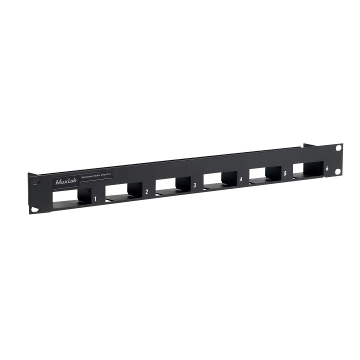Rackmount Balun Chassis Muxlab 500902 | 6 ports | compact - 500902 - Muxlab