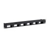 Rackmount Balun Chassis Muxlab 500902 | 6 ports | compact