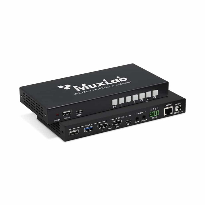 Sélecteur vidéo Muxlab 500882 | USB/HDMI | mixeur - 500882 - Muxlab