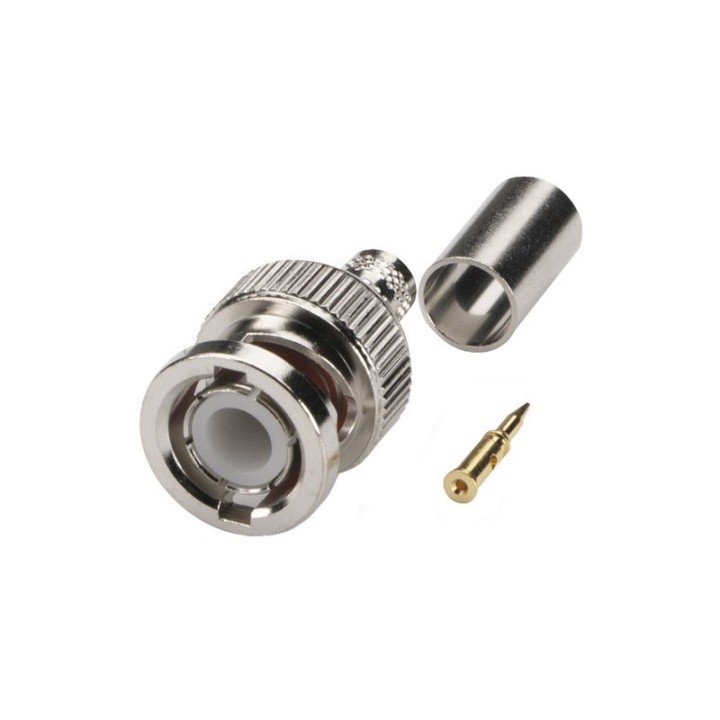 Connecteur BNC mâle à sertir câble KX6 Keen connect