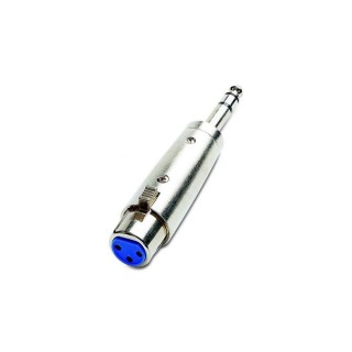 Adaptateur XLR femelle Keen Connect AX3FJ6SM | Jack 6.35 stéréo | haute qualité - AX3FJ6SM - Keen connect