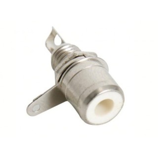 Embase RCA femelle blanche Keen Connect ECFBL | Haute qualité | Connectivité fiable - ECFBL - Keen connect