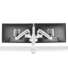 Chief - Support colonne double écran exrtra plat KONTOUR™ - Blanc Chief