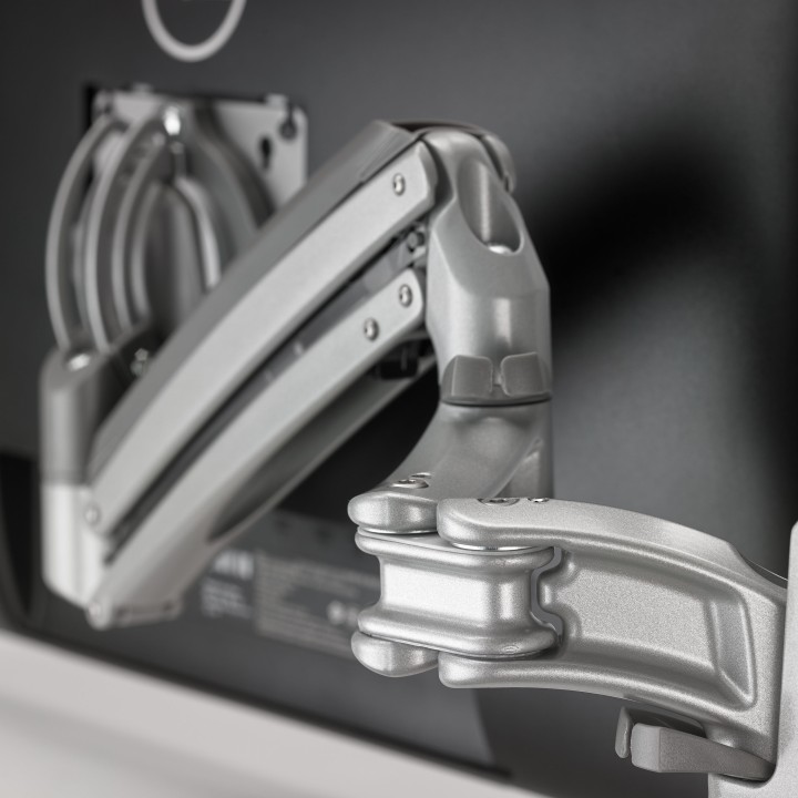 Chief - Support colonne double écran exrtra plat KONTOUR™ - Blanc Chief