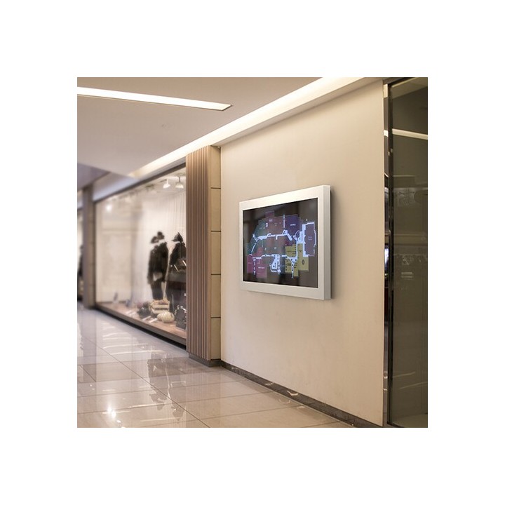 Chief - Support kiosk mural IMPACT - 75 pouces, paysage - Blanc Chief
