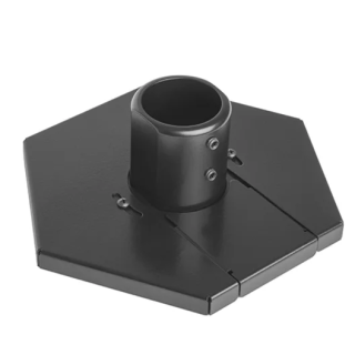 Chief - Pied plat de fixation de barre transversale plafond/sol Chief