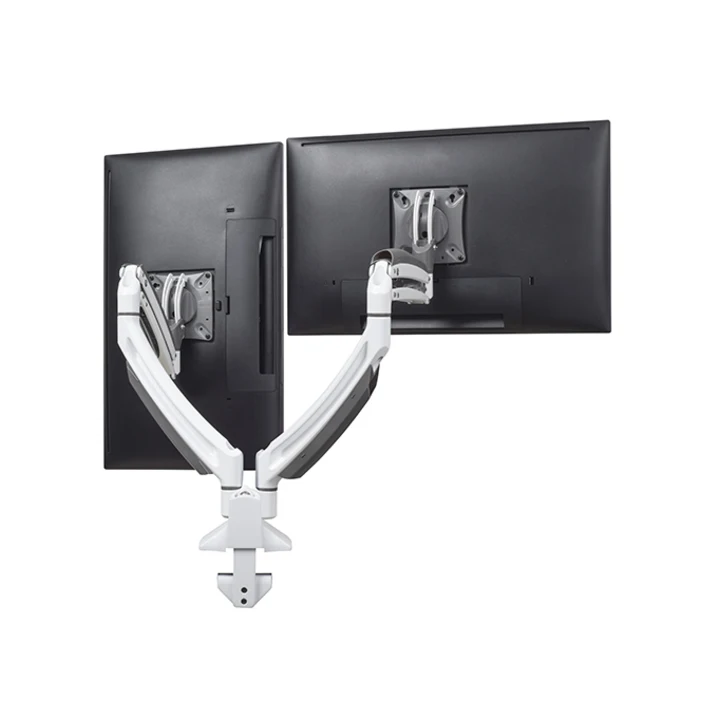 Chief - Support bureau desktop K1C double écrans, 571 mm, blanc Chief