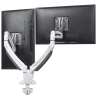 Chief - Support bureau desktop K1C double écrans, 571 mm, blanc Chief