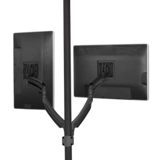 Chief - Support bureau K1P pour double écran, extension 510 mm, noir Chief