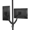 Chief - Support bureau K1P pour double écran, extension 510 mm, noir Chief