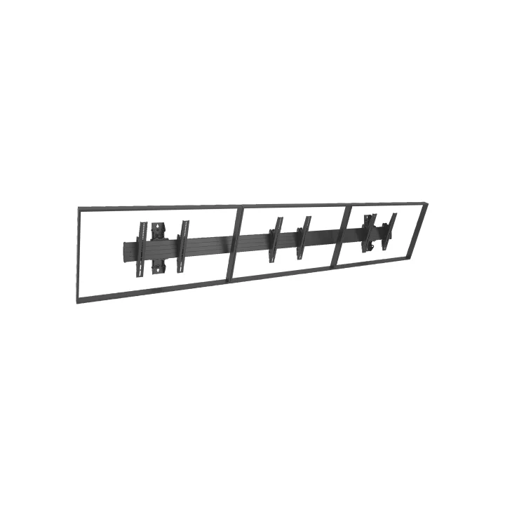 Chief - Support mur d'images mural 3x1 pour 40-55p paysage - L>2,5m Chief