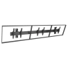 Chief - Support mur d'images mural 3x1 pour 40-55p paysage - L>2,5m Chief