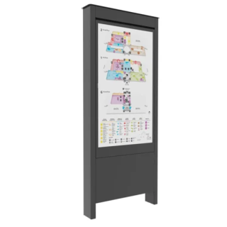 Chief - Borne d'extérieur pour LG 55XE4, noir Chief