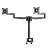 EDBAK - DM121 - Bras pour double moniteur de bureau 19" à 27" 