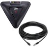 Câble micro/enceintes AVer AVE-CAB-MIC-10M | rouge et jaune | 10m