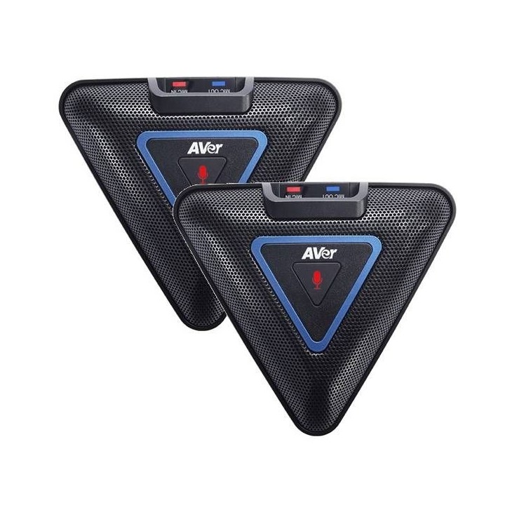 Pack de microphones AVer AVE-MICRO-VC520P-5 | 5 m câble | extension - AVE-MICRO-VC520P-5 - AVer