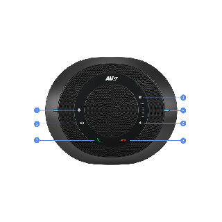Haut-parleur AVer AVE-MICRO-VC520PRO | tout-en-un | câble 10m - AVE-MICRO-VC520PRO - AVer