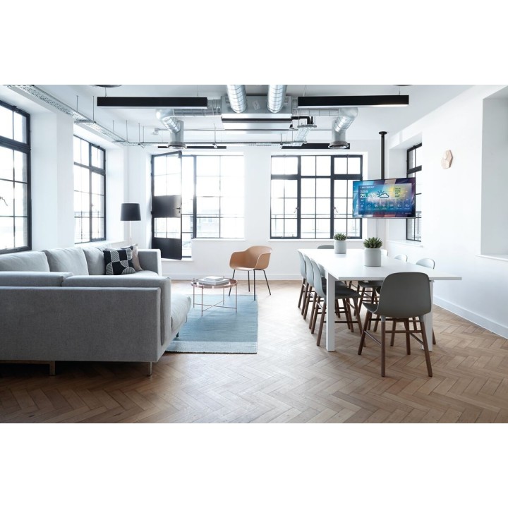 Vogel's - Support plafond tournant CT242222S monopôle 220cm, 200X200 Vogel's