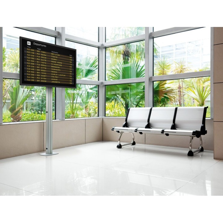 Vogel's - Support d'affichage FM2044S monopôle 200cm 400X400 - Argent Vogel's