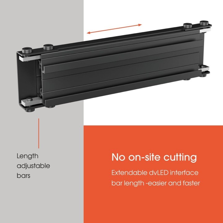 Vogel's - INT 8414 dvLED NEC E-series 8x8 interface murale Vogel's