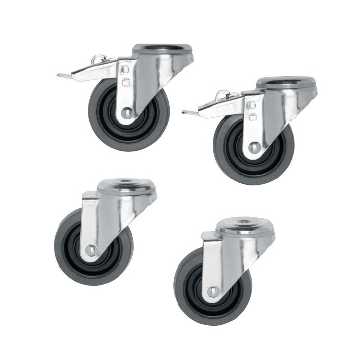 Vogel's - PFA 9114 Roues très résistantes - Argent Vogel's