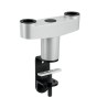 Vogel's - PFA 9125 Adaptateur de montage pour deux moniteurs argent - Argent Vogel's