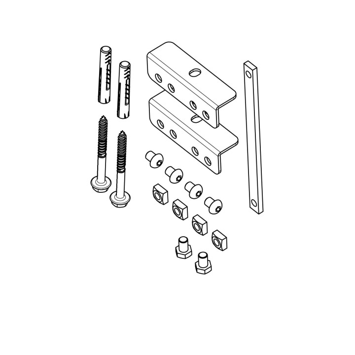 Vogel's - PFA 9126 Kit de supports pour PFB 34xx - Noir Vogel's