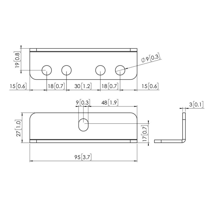 Vogel's - PFA 9126 Kit de supports pour PFB 34xx - Noir Vogel's