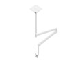 EDBAK - MSA01 - Support plafond avec bras pivotant pour 10" à 29" - blanc 