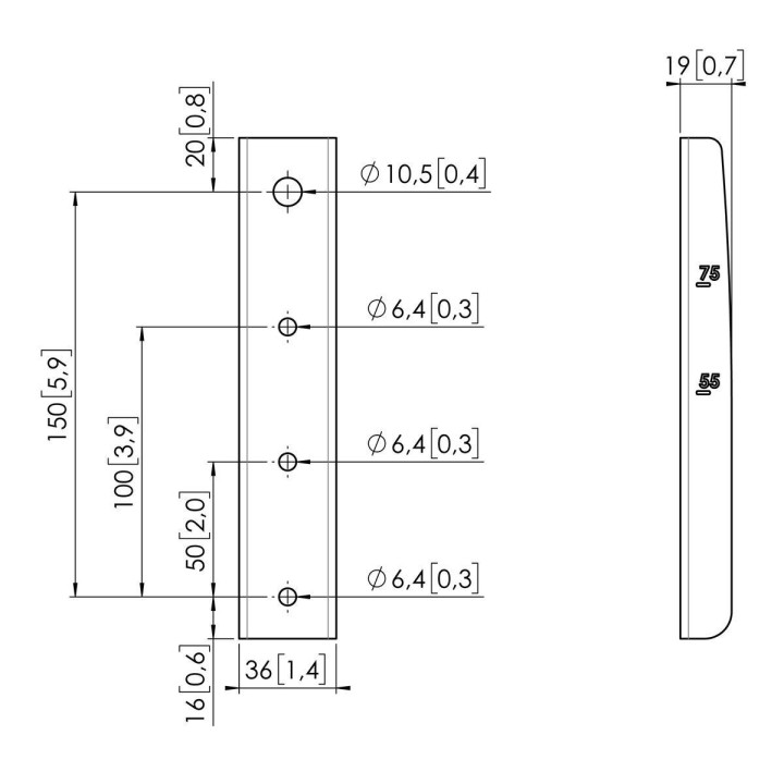 Vogel's - PFA 9174 Cisco Webex Pro adapter de 55 à 75p - Noir Vogel's
