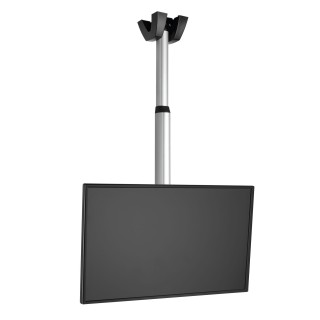 Vogel's - PFC 555 Support plafond pour écran de 19 à 43p, Vesa max 200x200, Poids max 20kg, tube 550-810 mm - Argent Vogel's
