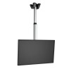 Vogel's - PFC 555 Support plafond pour écran de 19 à 43p, Vesa max 200x200, Poids max 20kg, tube 550-810 mm - Argent Vogel's