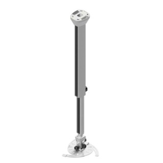 EDBAK - PMV300W - Support de projecteur avec gestion des câbles blanc 