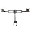 EDBAK - SV06 - Support de bureau à double bras pour deux écrans 19" à 27" 