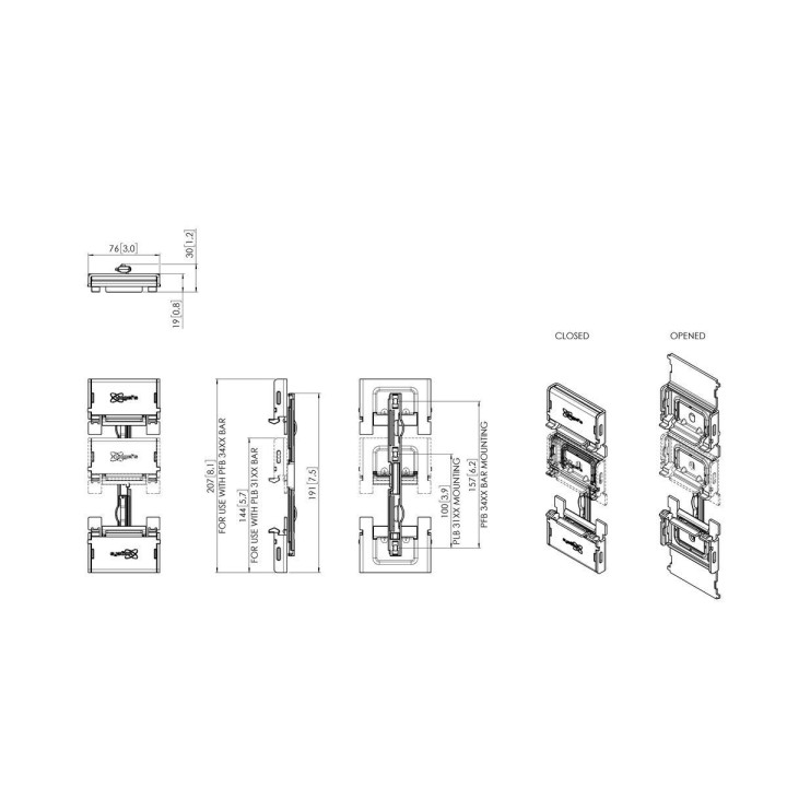 Vogel's - Kit de support PLB 31xx Vogel's