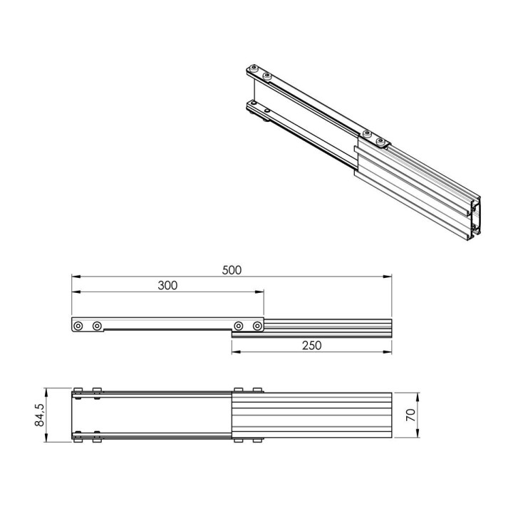 Vogel's - Extension PLA 9303 pour PLB 31xx Vogel's