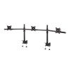 EDBAK - SV11 - Support de bureau incurvé pour trois écrans 19" à 27" 